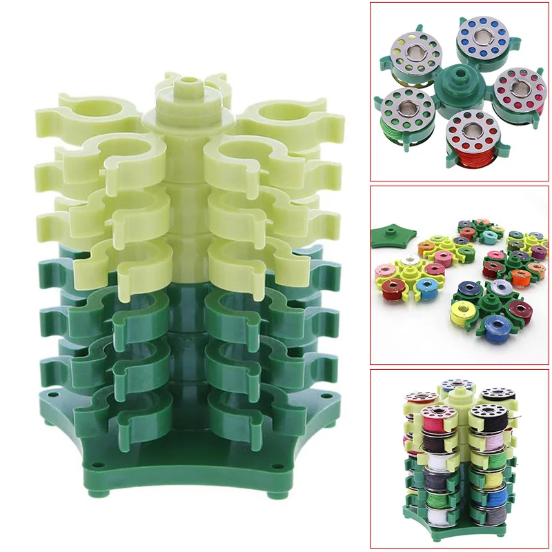 

30 in 1 Bobbin Holders Store Bobbin Tower Clips for Embroidery Quilting Sewing Thread 2019ing