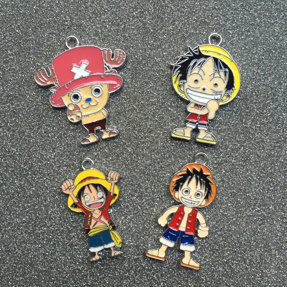 Aliexpress.com : Buy New 50 Pcs Cartoon Japanese anime ONE PIECE Charm