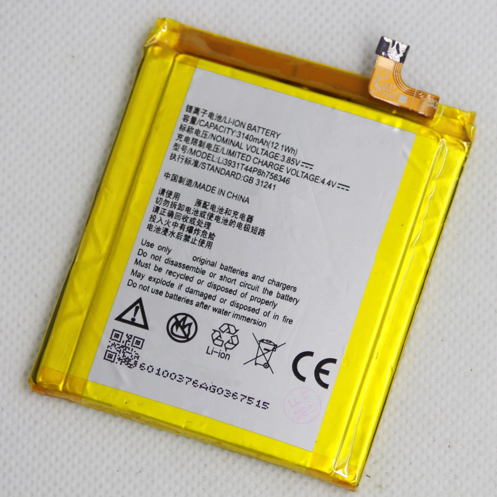 Bateria do Telefone para Zte Bateria de Polímero de Li-ion Lote Axônio 7 5.5 Polegadas A2021 Li3931t44p8h756346 Bateria Built-in Recarregável Pçs - 20 2 20 Axônio 7 5.5 polegadas A2017 LI3931T44P8H756346
