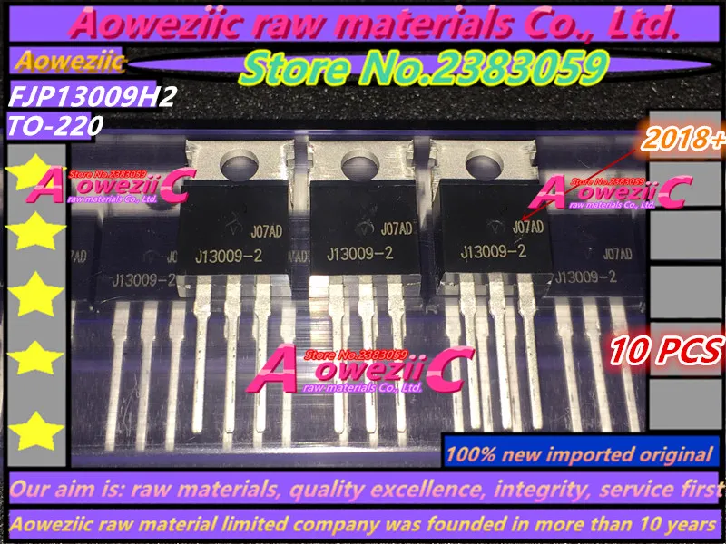 Aoweziic+ 10 шт. импортный FJP13009H2 E13009-2 транзистор J13009-2-220 коммутационный 12A 400 В