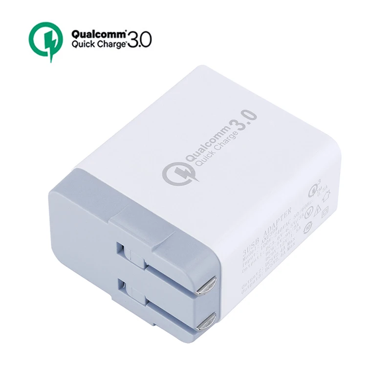 Sindvor 3 Порты Быстрый Зарядное устройство QC 3,0 30 Вт USB Зарядное устройство для iphone 7 8 ipad samsung huawei Xiaomi EU/US/UK Plug Быстрый Зарядное устройство QC3.0