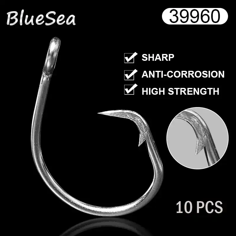 7731 18/0 * 2 Pcs/Pack Stainless Steel Super Large Treble Hooks Big