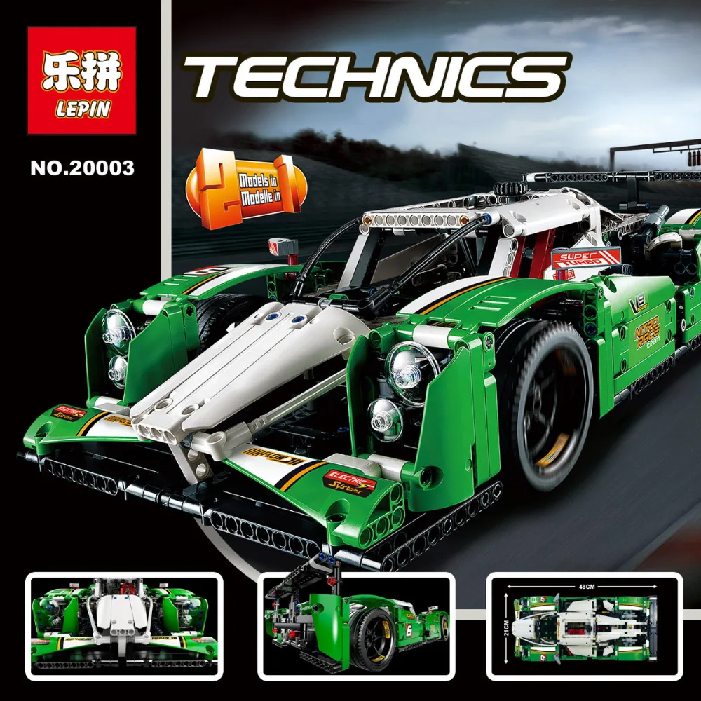 

LEPIN 20003 Technic Series The 24 hours Race Car Building Assembled Blocks Bricks Educational Toys Compatible with legoed 42039