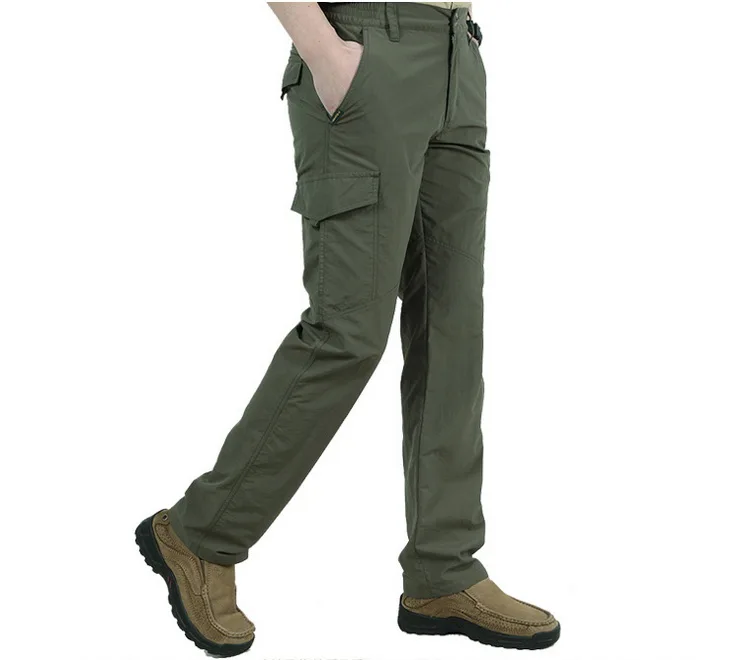 Aufdiazy летние мужские быстросохнущие походные брюки армейский зеленый мужской военный стиль брюки карго треккинговые альпинистские походные брюки JM046