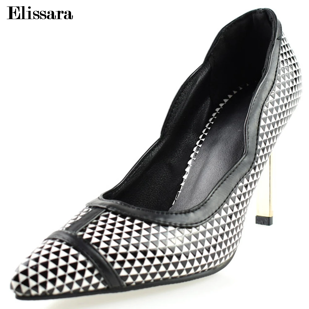 Rosso Di Donna Talloni Size Sexy Plus Bianco colore Vino Pattini Alti Scarpe On A Degli Punta Donne 43 Elissara Slip 33 8nNOmv0w