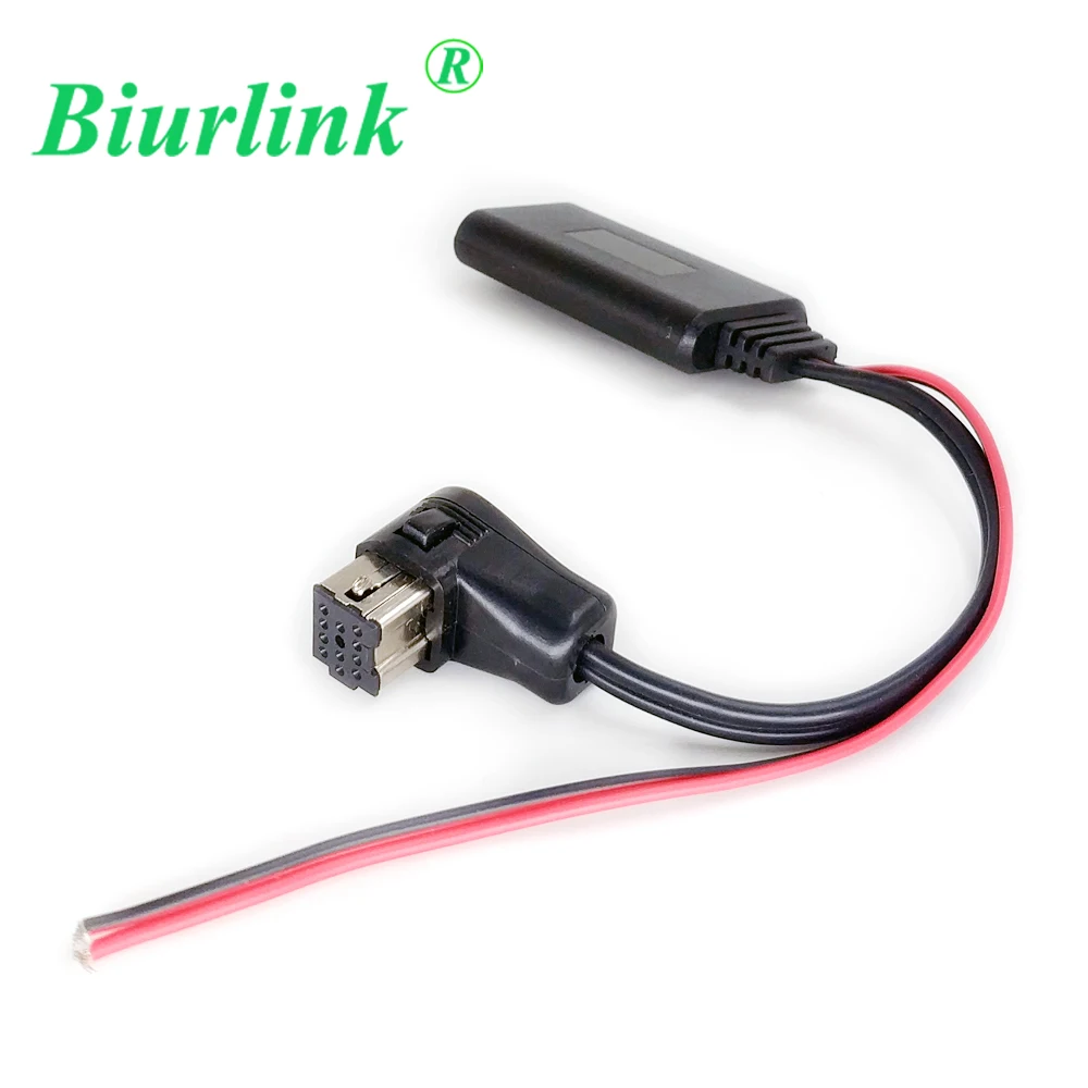 

Biurlink 11Pins Car Stereo Wireless Bluetooth Module Audio Music Receiver Aux Adapter Cable for Pioneer IP-BUS IN Port