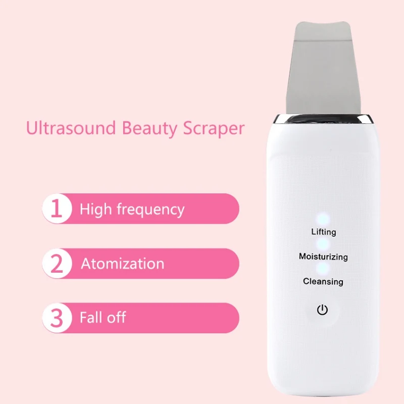 

2019 New Practical Ultrasonic Cleaning of Skin Poresl Quickly Cleaning Keratin and Acne Powder Facial Extractor