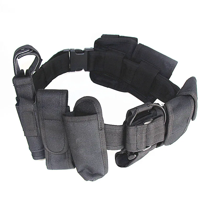 

Tactical 10 IN 1 Multi-function Belt Military Army Police Security Modular Equipment Outdoor Nylon Training Belt with Pouchs