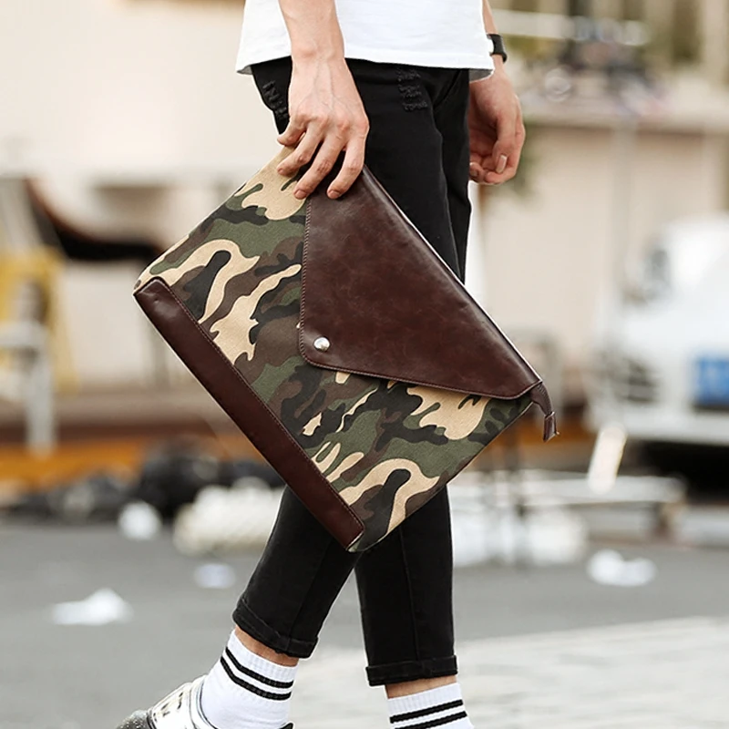 

Tidog Korean version of men's camouflage bag clutch bag