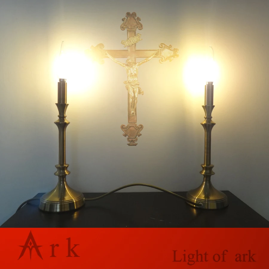 ark light design Prayer room table lamp for Catholic Christ prayerin