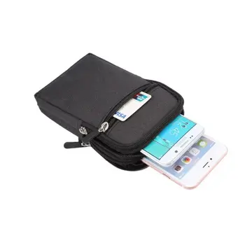 

Outdoor Waist Belt Pouch Wallet Hook Loop Phone Case Cover Bag For ASUS Zenfone 5 Lite ZC600KL