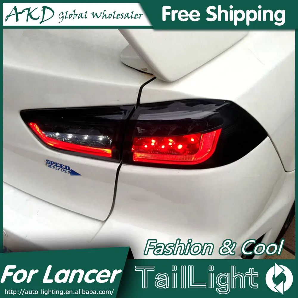 

AKD Car Styling Tail Lamp for Mitsubishi Lancer EX Tail Lights Lancer LED Tail Light BMW Design Rear Lamp DRL+Brake+Park+Signal