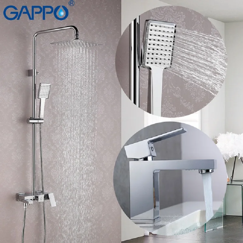 

GAPPO shower faucet Bathroom tap shower bathroom shower head water mixer wall mixer tap shower system