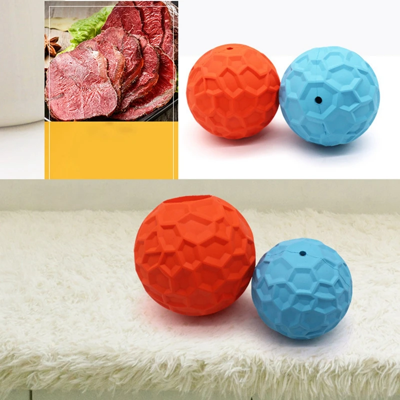 Собака игрушка Dog Bite устойчивостью утечки Еда игрушка медленно подачи шарик-игрушка для питомцев Средний резиновые тренировка IQ Toy