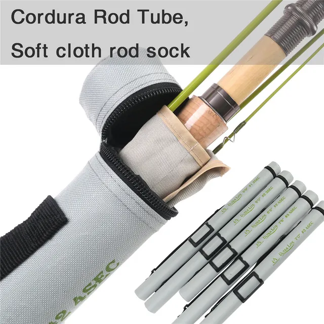 Fast Action Freshwater Ultra Light Fly Rod with Cordura Rod Tube