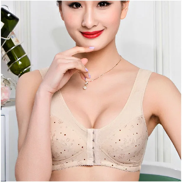 

Plus size bra 44 42 40 38 36 34 B C D cup bras for women push up cotton bralette lingerie bts vs blusas mujer de moda bra bh C3-