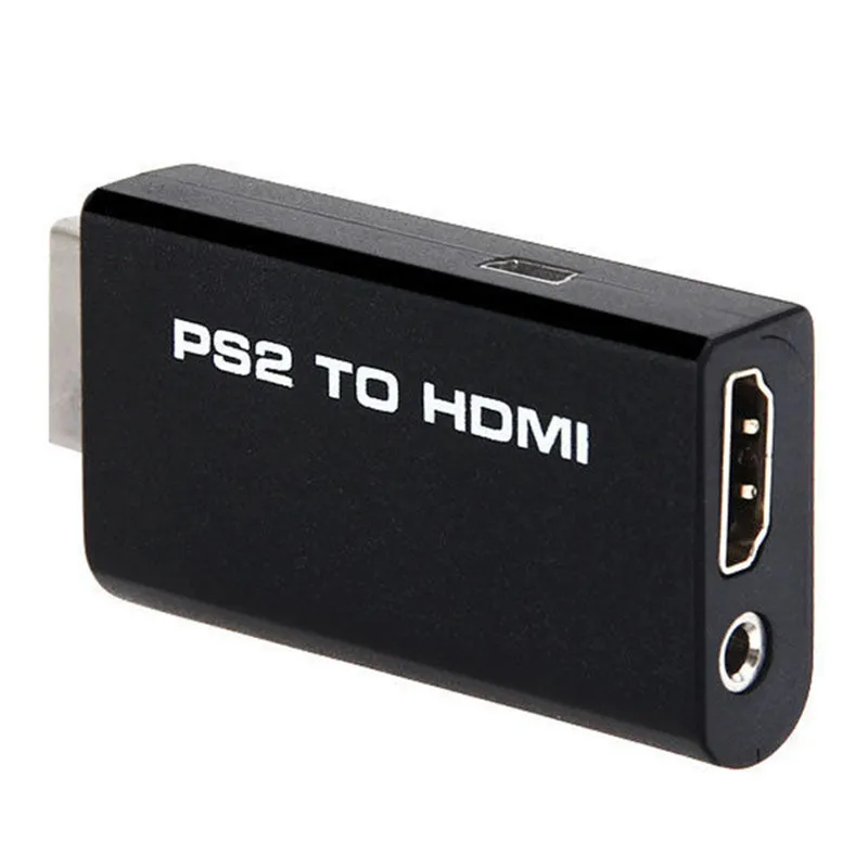 Для PS2-HDMI 480i/480 p/576i аудио-видео конвертер адаптер с 3,5 мм аудио выход поддерживает режимы отображения PS2