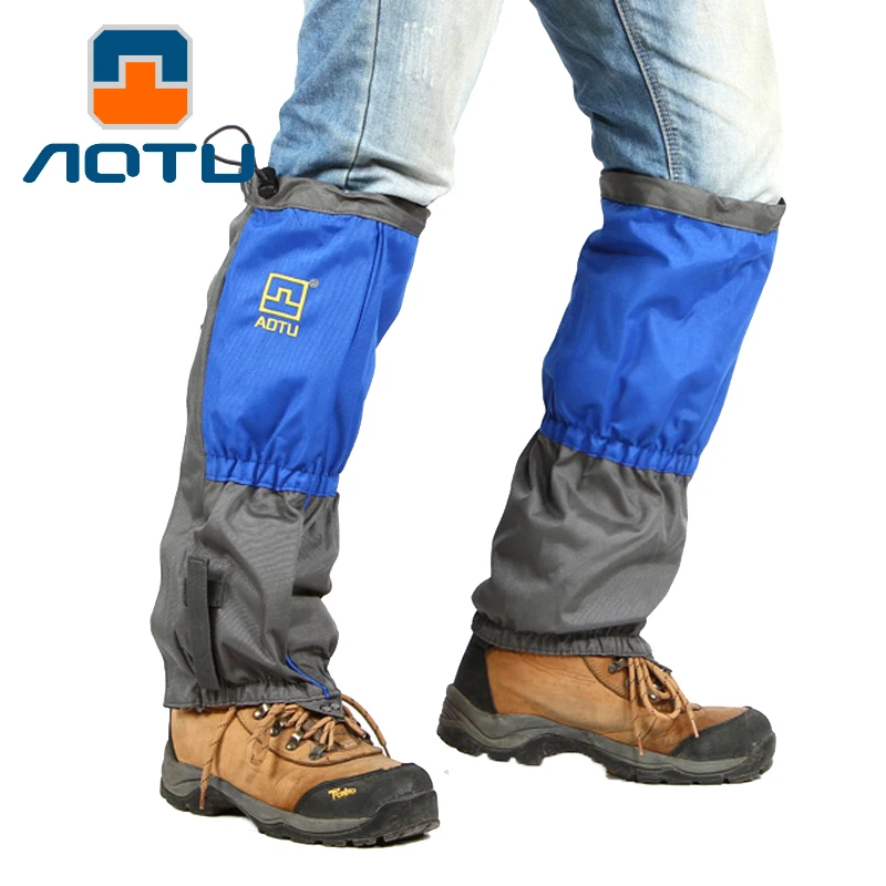 

Winter Outdoor Thickening Windproof Warm Snow Cover No Slip Windproof Tightly Wrapped Legs Hiking Climbing Adjustable Shoe Cover