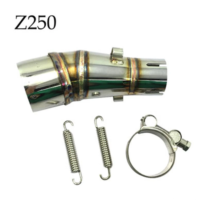 TKOSM средняя выхлопная труба мотоцикла для Kawasaki Z250 2008- ниндзя 300 2013- ниндзя 250R 2008- без выхлопных газов