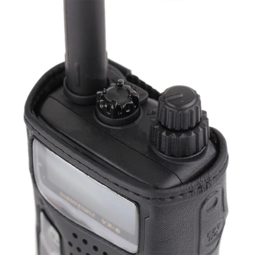 Применимо к YAESU VX6R Walkie Talkie VX-6R двухстороннее радио кожаный чехол CSC-91 случае