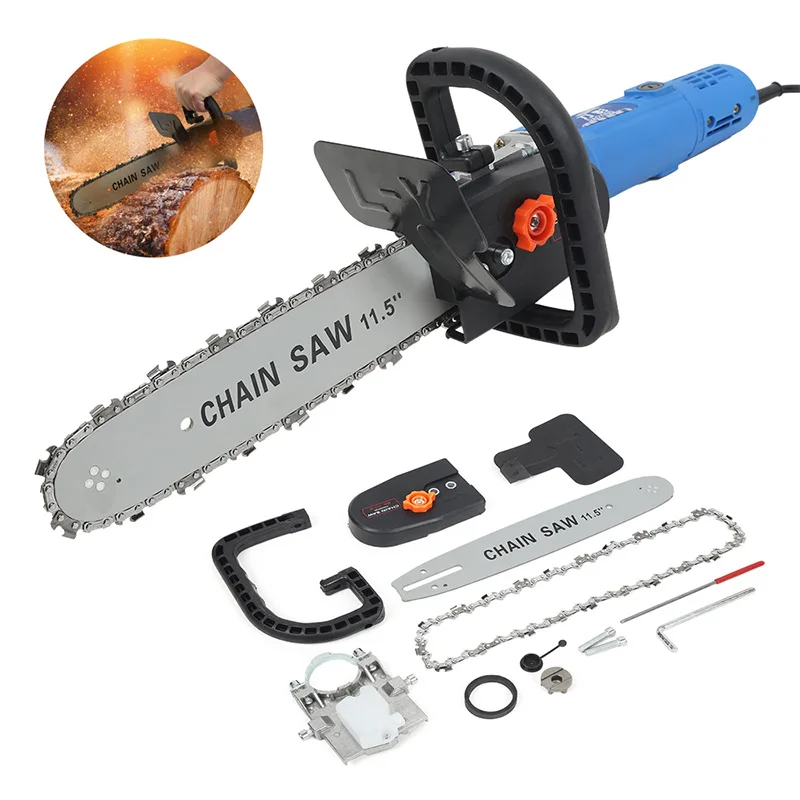 

Multifunction Electric Chainsaw Bracket Change M10 / M14 / M16 Converter Bracket DIY Set for 11.5'' Electric Angle Grinder