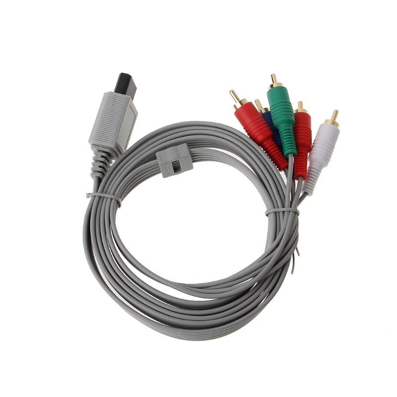 Новый 1 8 м компонент 1080P HDTV AV аудио 5RCA кабель-адаптер для консоли Nintendo Wii |