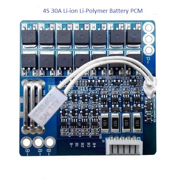 

4S 30A 14.4V/14.8V Li-ion Li-Polymer Battery Pack PCM BMS Protection Circuit Board With Balance Function