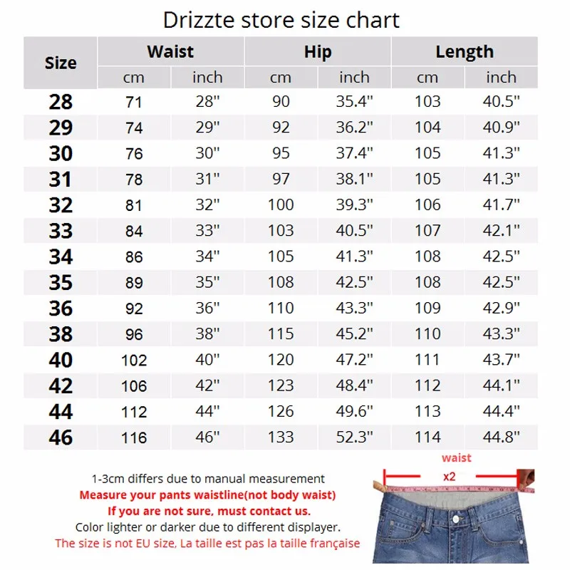 european sizes to american pants