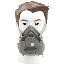 Респираторная Пылезащитная Маска Защитная маска Активированный уголь Анти-пыль органические газ и паров фильтр картридж лицевой щит GMZ015