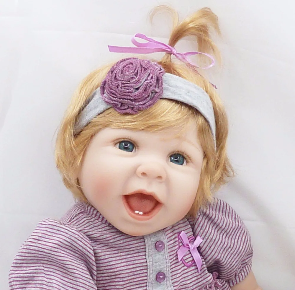 

20" reborn baby dolls princess girl dolls lifelike newborn babies silicone baby dolls for kids gift baby bonecas reborn