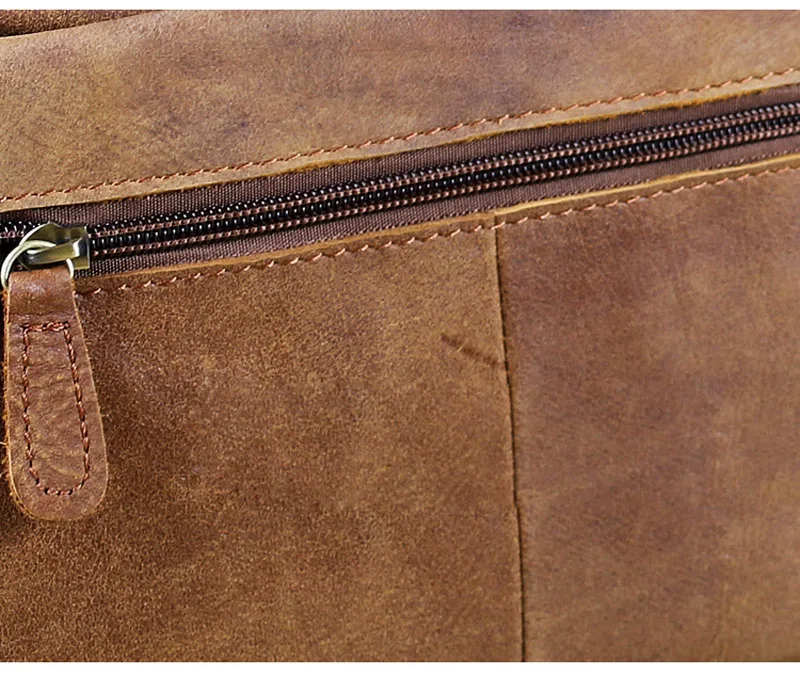 AETOO, мужская сумка через плечо, повседневная кожаная маленькая сумка-мессенджер, Ретро стиль, кожаная сумка-мессенджер, винтажная коричневая сумка