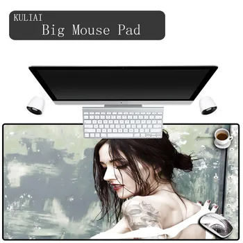 

XGZ Beautiful Model Large Size Rubber Washable Mouse Pads Part Country Free Shipping Desktop Computer Games Laptops Mouse Pad