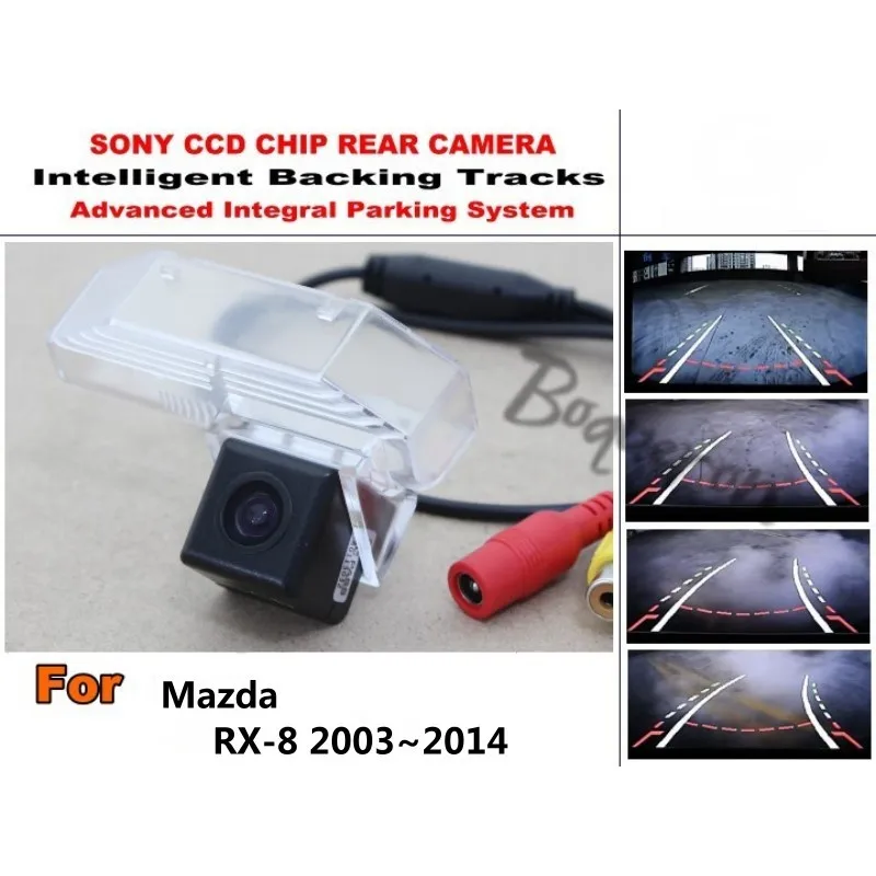 For Mazda RX-8 RX8 RX 8 2003~2014 Smart Tracks Chip Camera / HD CCD Intelligent Dynamic Parking Car Rear View Camera For Mazda RX-8 RX8 RX 8 2003~2014 Smart Tracks Chip Camera / HD CCD Intelligent Dynamic Parking Car Rear View Camera