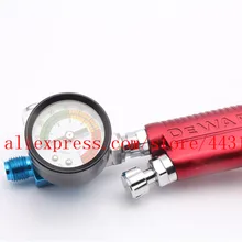 Царапина HVLP Воздушный пистолет-распылитель регулятор давления пистолет-распылитель регулятор воздуха линия управления компрессор манометр рельеф