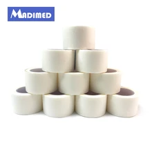 Fita adesiva de unha madimed 12rolls/lote, fita de papel cirúrgico respirável e não tecida, 2.5cm x 9.1m