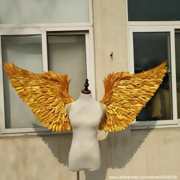 

Gold angel wings for Wedding birthday party DIY deco props beautiful silver wings for Halloween Christmas shooting