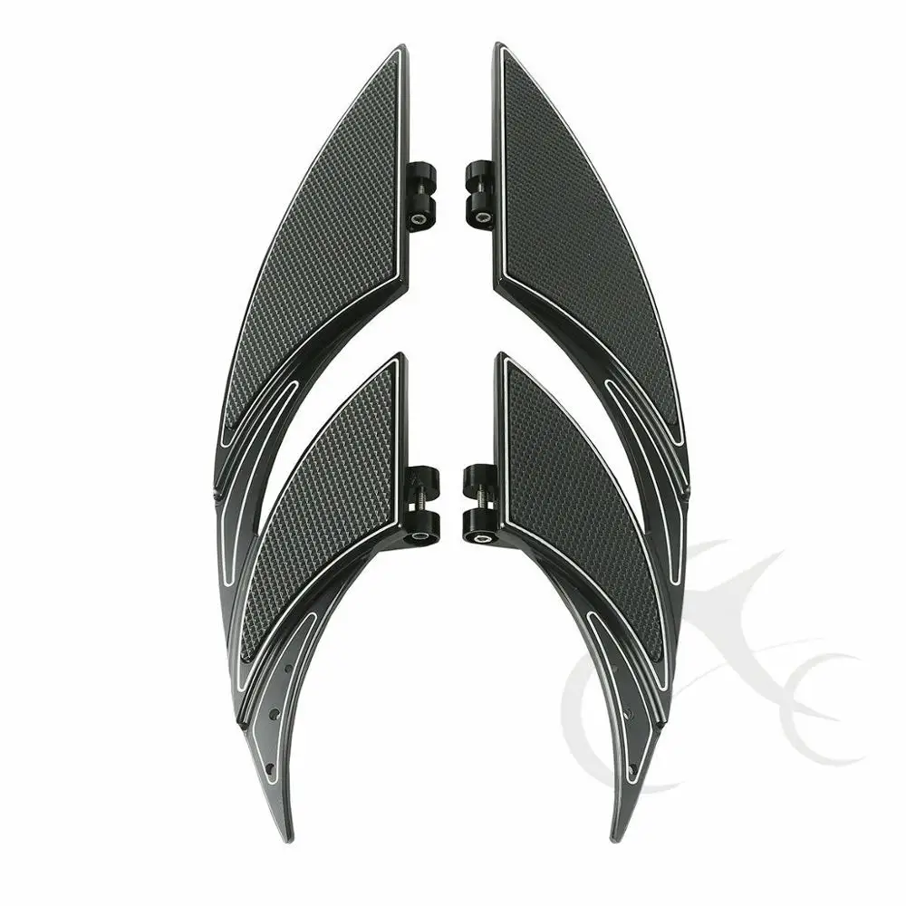

Motorcycle Rider Floor Footboard Footrest For Harley Touring Street Electra Glide FLT Softail FLST 1986-UP