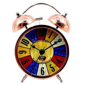 

Stylish Bedside Vintage Alarm Clock Retro Simple Wake Up Light Desktop Digital Clock Mechanism Mesa De Som Table Watch 4z