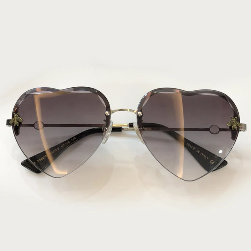 Weiblich Feminino Marke Qualität no3 Hohe Sunglasses no5 Brillen Designer De Sonnenbrille Sunglasses Sol no2 Herzform Sunglasses Sunglasses no4 Oculos Frauen No1 Sunglasses gwFzxP