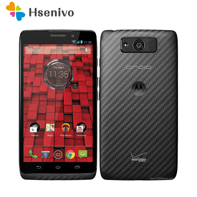 

100% Original Unlocked Motorola Droid Maxx XT1080 XT1080M Unlocked 3G GSM GPS 10.0MP 16GB/32GB 4G LTE cell phone Refurbished