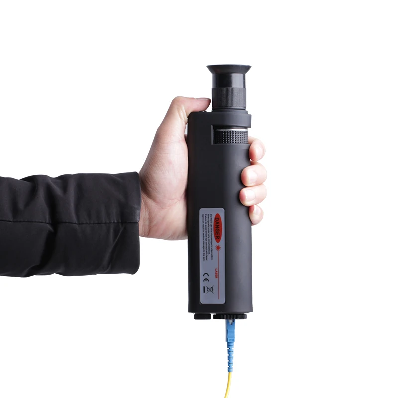 

Handheld 400X optic fiber inspection microscope with 2.5mm and 1.25mm Adapter