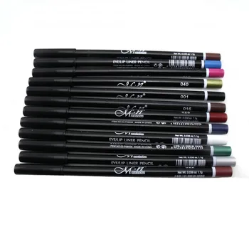 

12 Colors Eyebrow Glitter Shadow Lip EyeLiner Pencil Pen Cosmetic Makeup Set Kit Waterproof and durable. 6.3