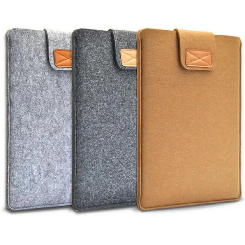 Tablet Bag 8" 10" Universal Wool Felt Fabric Tablet Case Cover for ipad