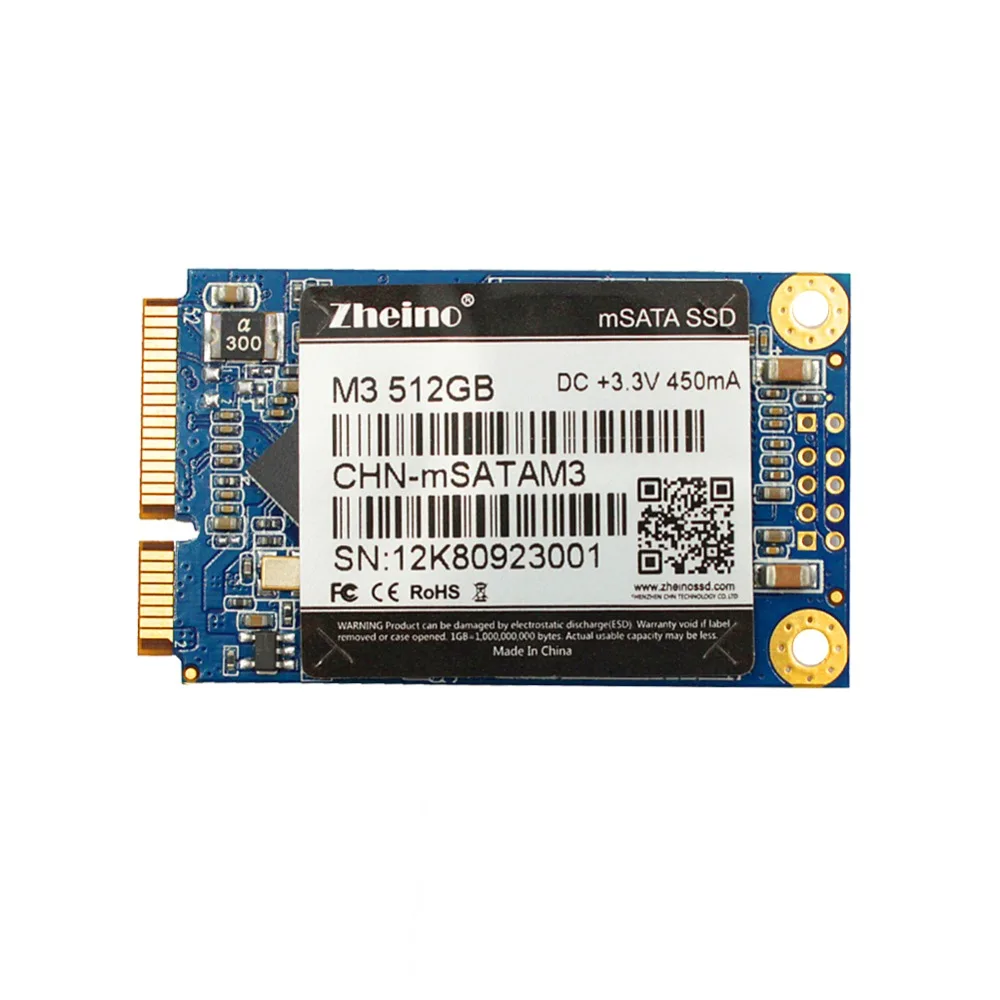 Zheino mSATA 512GB SSD M3 жесткий диск Dirve 3D TLC NAND флэш-память Внутренний твердотельный диск для ПК ноутбук сервер Настольный