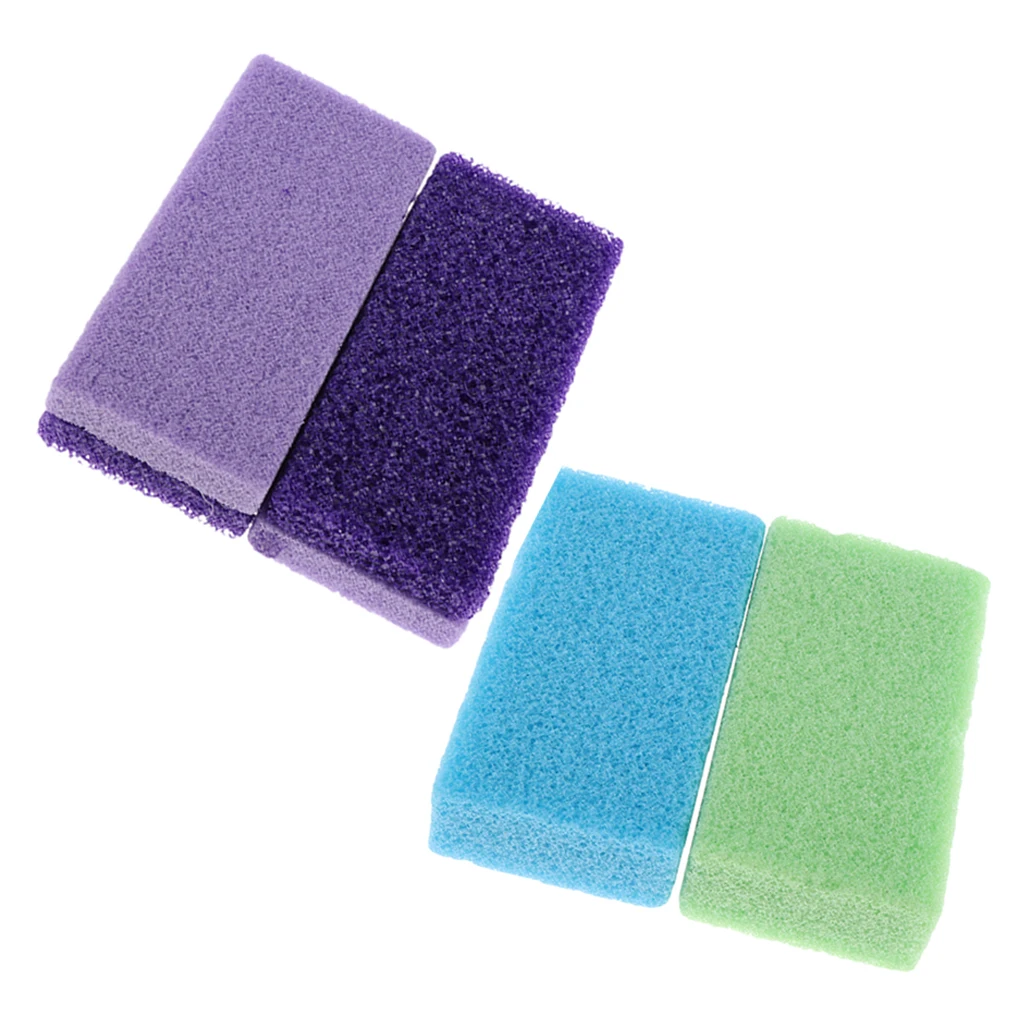 4Pcs Natural Lava Pumice Stone - Gift Set Bundle Synthetic Pumice Stone-Callus Remover Foot Scrubber Home Pedicure Exfoliation
