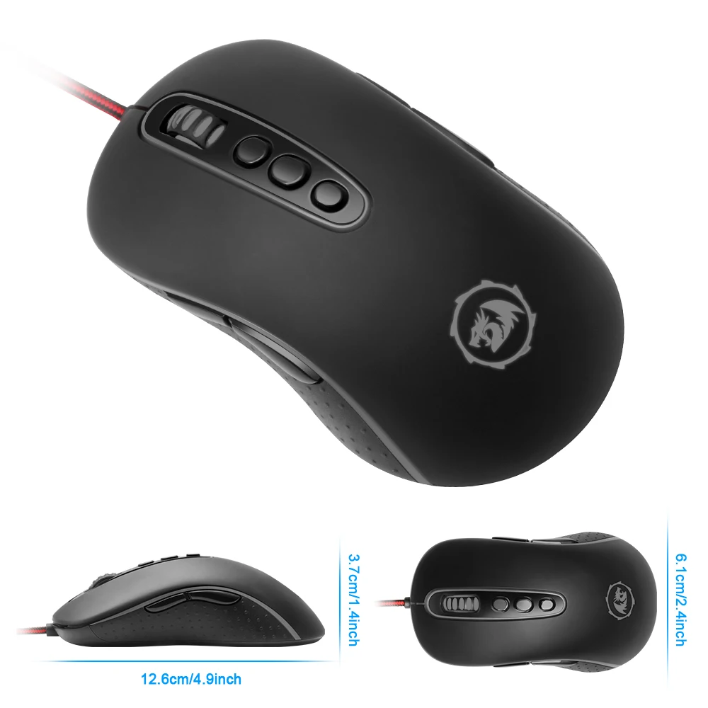 Redragon PHOENIX M702 2 USB игровая мышь Проводная 10000 dpi 11 кнопок эргономичный дизайн для