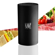 Beliebteste 8 zoll schwarz farbe küche messerhalter multifunktionale große kapazität keramische messer stand block neue werkzeughalter