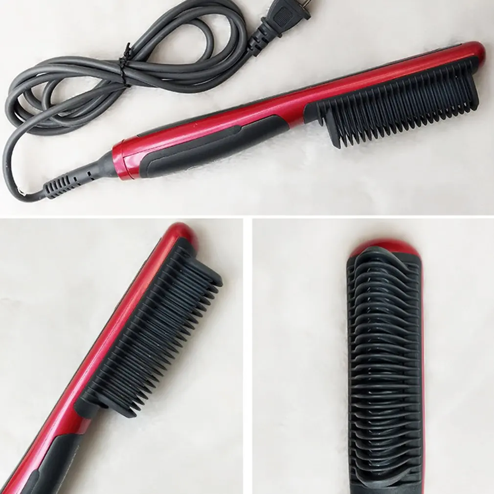 

Mini-roll straight dual-purpose electric splint straight hair comb negative ion electric hair comb