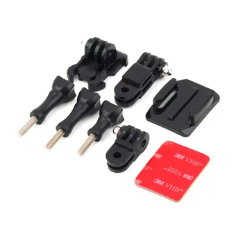 

HOT SALE! NEW Adjustment Curved Adhesive Helmet Side Mount Kit For GoPro Hero 1 2 3 3+,IN STOCK!