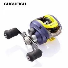 Gugufish Правосторонняя и левая катушка для литья под давлением 3+ 1BB 6,2: 1 Рыболовная катушка Капля воды